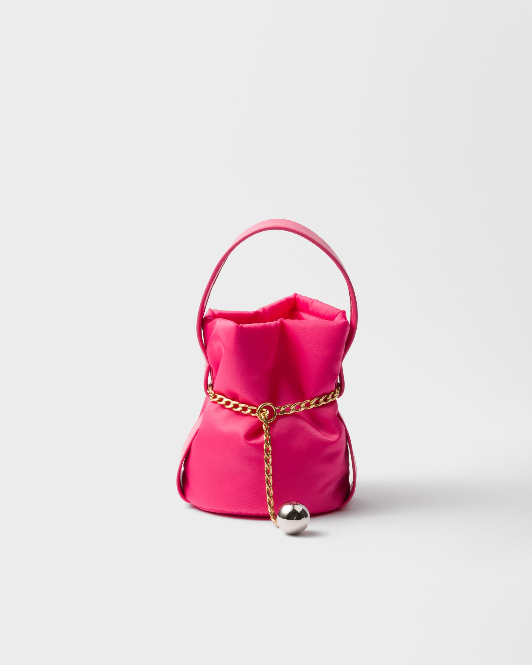 Prada Petit Sac Noir mini Re-Nylon and nappa leather bucket bag - Image 1